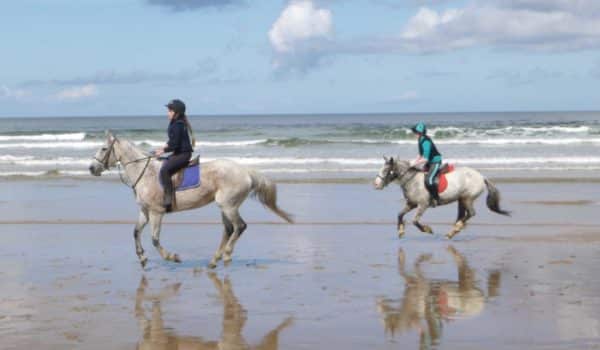 Horse Riding on The Beach - Donegal Ireland - Horse Riding Holidays ...